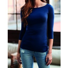 Women´s Stretch 3/4 Sleeve Tee Anvil 2455L - Z długim rękawem