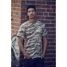Camouflage Tee Anvil 939 - Z krótkim rękawem