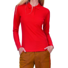 Women´s Long Sleeve Polo ID.001 B&C PWI13 - 100% bawełna