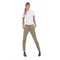 Twill Shirt Sharp Short Sleeve / Women B&C SWT84 - Z krótkim rękawem