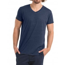 Men´s V-Neck Triblend T-Shirt B&C TM057 - Dekolt w kształcie V