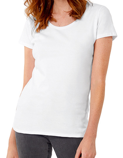 T-Shirt Exact 190 Top / Women B&C TW041 - Okrągły dekolt