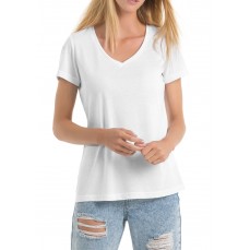 Women´s V-Neck Triblend T-Shirt B&C TW058 - Dekolt w kształcie V