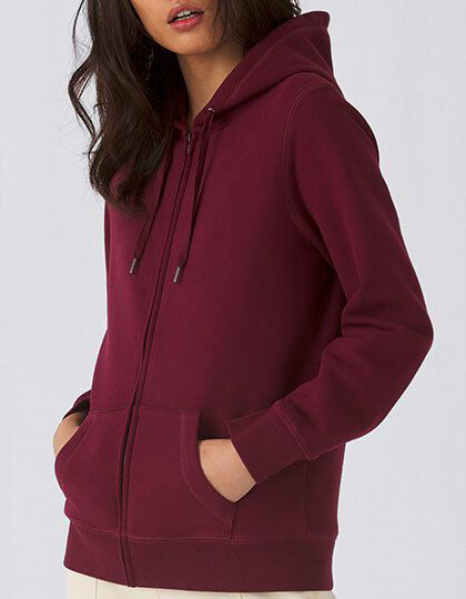 QUEEN Zipped Hood Jacket_° B&C WW03Q - Z kapturem