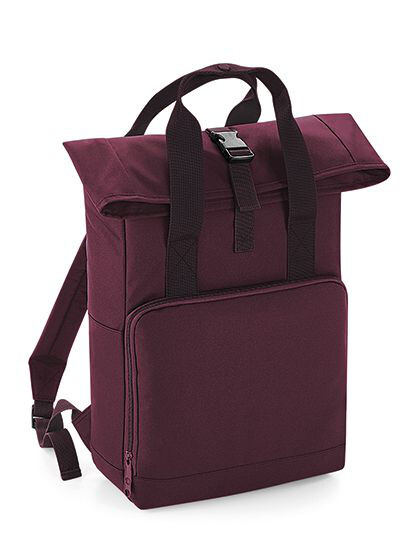Twin Handle Roll-Top Backpack BagBase BG118 - Torby polipropylenowe
