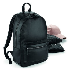 Faux Leather Fashion Backpack BagBase BG255 - Plecaki