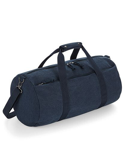 Vintage Canvas Barrel Bag BagBase BG655 - Torby podróżne