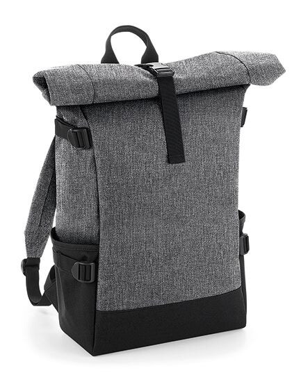 Block Roll-Top Backpack BagBase BG858 - Plecaki