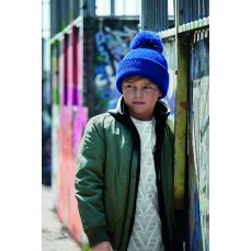 Junior Reflective Bobble Beanie Beechfield B406B - Czapki