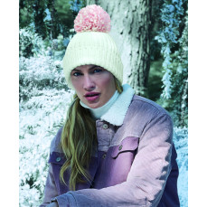 Shimmer Pom Pom Beanie Beechfield B409 - Czapki zimowe