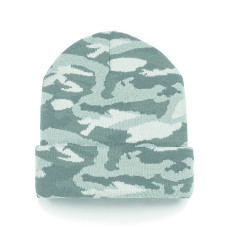 Camo Cuffed Beanie Beechfield B419 - Nowości Jesień 2018