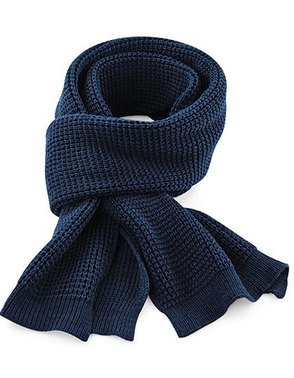 Classic Waffle Knit Scarf Beechfield B424 - Czapki zimowe