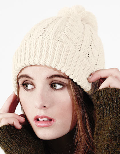 Czapka Cable Knit Snowstar Beanie Beechfield B454 - Czapki zimowe