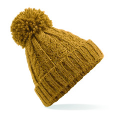 Cable Knit Melange Beanie Beechfield B480 - Nowości Jesień 2018