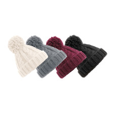 Infant Cable Knit Melange Beanie Beechfield B480a - Nowości Jesień 2018