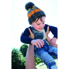 Infant Corkscrew Pom Pom Beanie Beechfield B486a - Nowości Jesień 2018