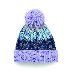 Junior Corkscrew Pom Pom Beanie Beechfield B486b - Nowości Jesień 2018