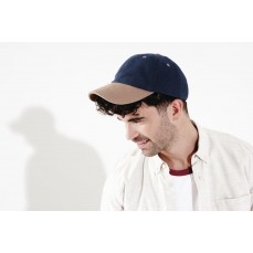 Low Profile Heavy Brushed Cotton Cap Beechfield B57 - 6 panelowe