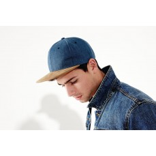 Suede Peak Snapback Beechfield B668 - Snapbacki