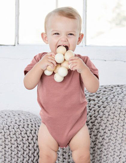 Baby Triblend Short Sleeve Onesie Bella 134B - Body i śpioszki