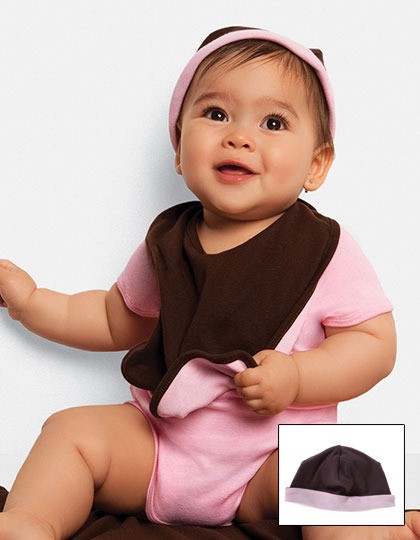 Baby Rib Reversible Hat Bella 150 - Śliniaki i czapeczki