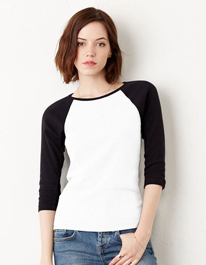 3 / 4-Sleeve Contrast Raglan T-Shirt Bella 2000 - Pozostałe