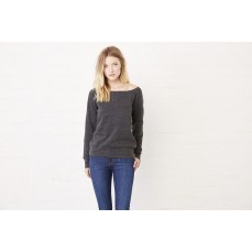 Women´s Sponge Fleece Wide Neck Sweatshirt Bella 7501 - Tylko damskie