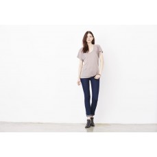 Flowy T-Shirt Bella 8801 - Okrągły dekolt