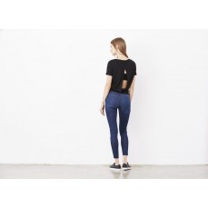 Koszulka Flowy Open Back Tee Bella 8871 - Szeroki dekolt