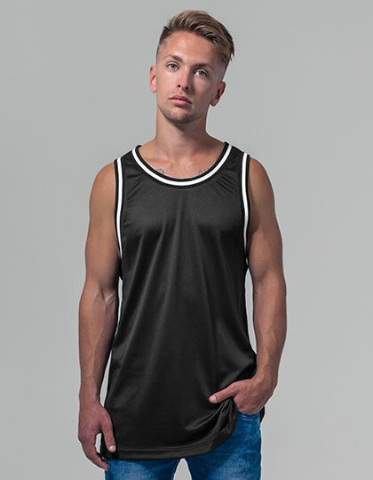 Mesh Tanktop Build Your Brand BY009 - Bez rękawów