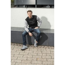 Sweat College Jacket Build Your Brand BY015 - Na zamek / guziki