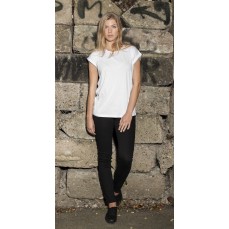 Ladies´ Extended Shoulder Tee Build Your Brand BY021 - Okrągły dekolt