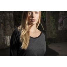 Ladies´ 3/4 Contrast Raglan Tee Build Your Brand BY022 - Okrągły dekolt