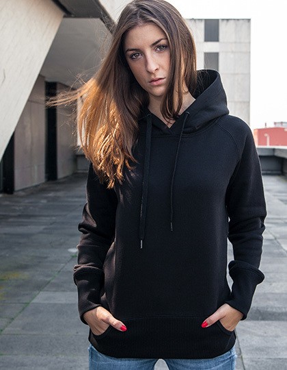 Ladies Cuff Pockets Hoody Build Your Brand BY043 - Tylko damskie