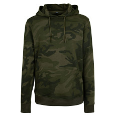 Camo Hoody Build Your Brand BY111 - Z kapturem