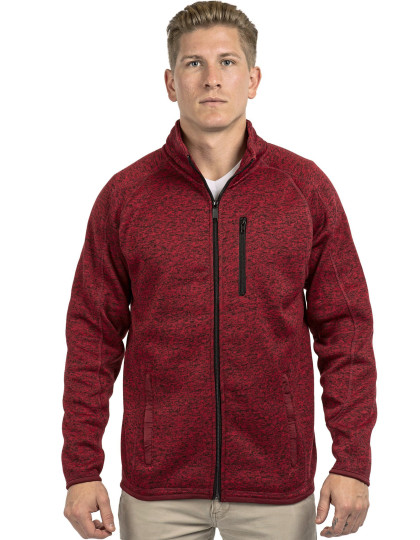 Men´s Full Zip Sweater Knit Jacket Burnside 3901 - Polary