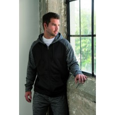 Performance Raglan Hoodie Burnside B8660 - Na zamek / guziki