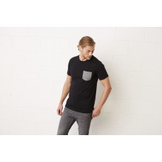 Men´s Jersey Short Sleeve Pocket Tee Canvas 3021 - Z krótkim rękawem