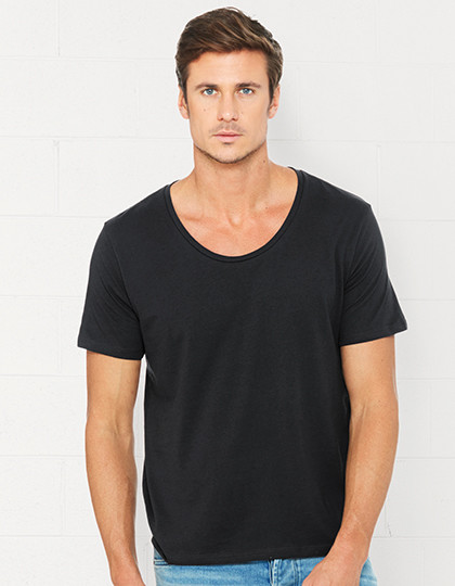 Men´s Wide Neck Tee Canvas 3406 - Z krótkim rękawem