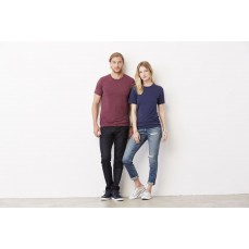 Unisex Triblend Crew Neck T-Shirt Canvas 3413 - Z krótkim rękawem