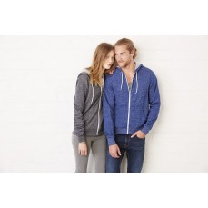 Unisex Poly-Cotton Fleece Full-Zip Hoodie Canvas 3739 - Tylko męskie