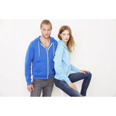 Unisex Poly-Cotton Fleece Full-Zip Hoodie Canvas 3739 - Tylko męskie