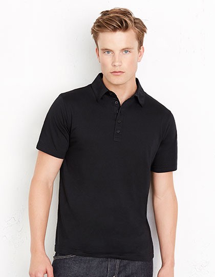 Jersey 5 Button Polo Canvas 3802 - Z krótkim rękawem