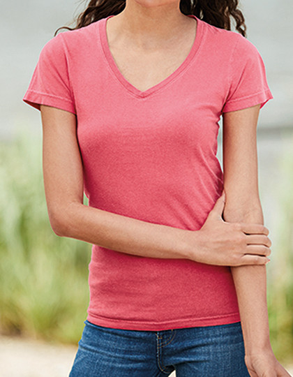 Ladies´ V-Neck Tee Comfort Colors 3199 - Dekolt w kształcie V