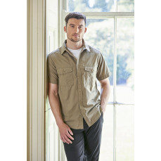 Expert Kiwi Short Sleeved Shirt Craghoppers Expert CES003 - Dekolt w kształcie V