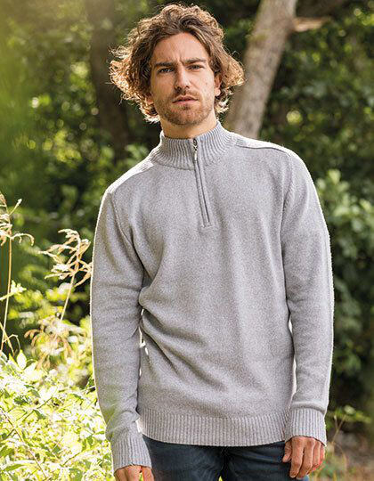 Wakhan 1/4 Zip Sustainable Sweater Ecologie EA061 - Wkładane przez głowę