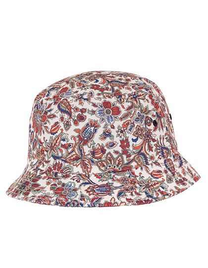 Flower Pattern Bucket Hat FLEXFIT 5003FP - Rybaczki i kapelusze