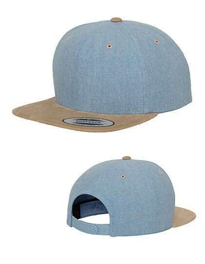 Chambray-Suede Snapback FLEXFIT 6089CH - Snapbacki