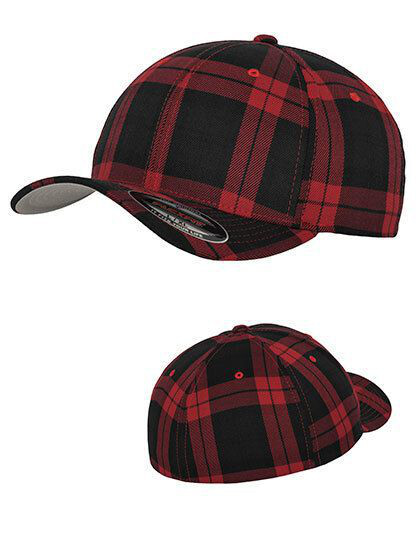 Flexfit Tartan Plaid Cap FLEXFIT 6197 - 6 panelowe