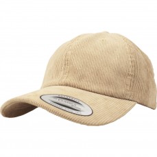 Low Profile Corduroy Dad Cap FLEXFIT 6245CD - 6 panelowe